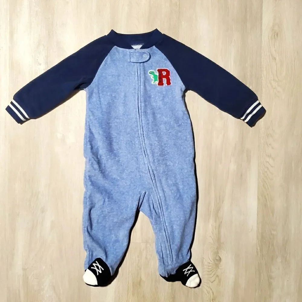 NEW Baby fleece footed one-piece size 6m